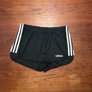 Black Adidas Striped Shorts